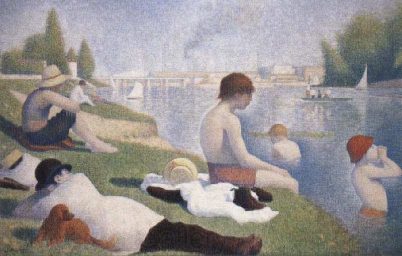 Georges Seurat Bathers at Asnieres